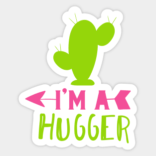 I'm a Hugger, Cactus, Cacti, Succulent, Plant Sticker